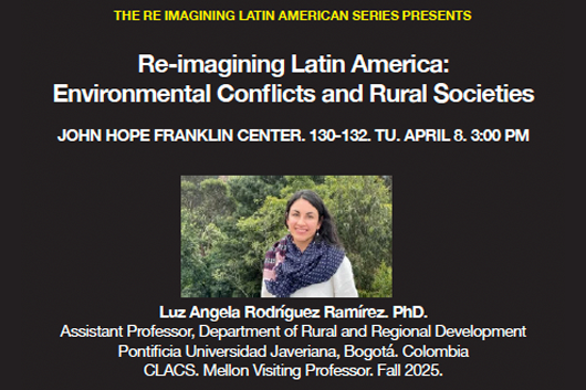 flyer for talk by Luz Angela Rodriguez